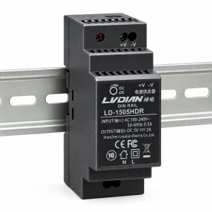 Bộ Nguồn Gắn Thanh Rail HDTEC 5V 2A 10W  LD-1505HDR