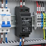 Bộ Nguồn Gắn Thanh Rail HDTEC DC 12V 2,5A 30W ZD-3012HDR (ảnh thực tế)