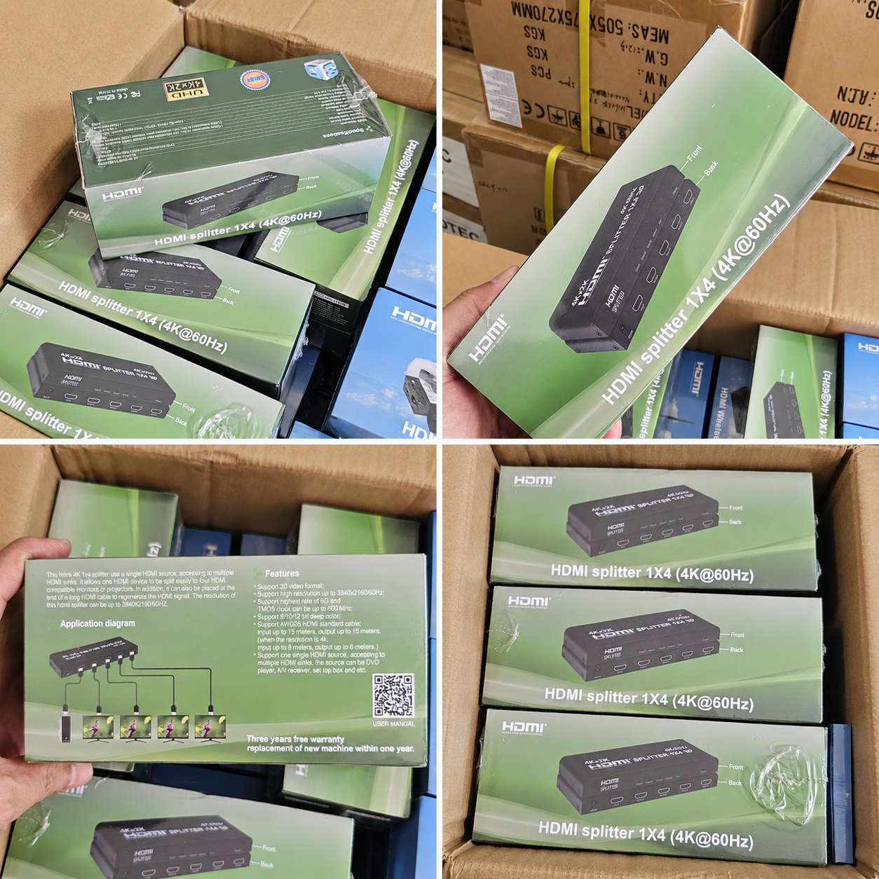 Bộ chia HDMI 1x4 (4K 2.0)