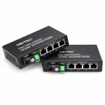 Bộ chuyển đổi công nghiệp HDTEC RS485 sang 4P RJ45 (100m) HDTEC-485E4