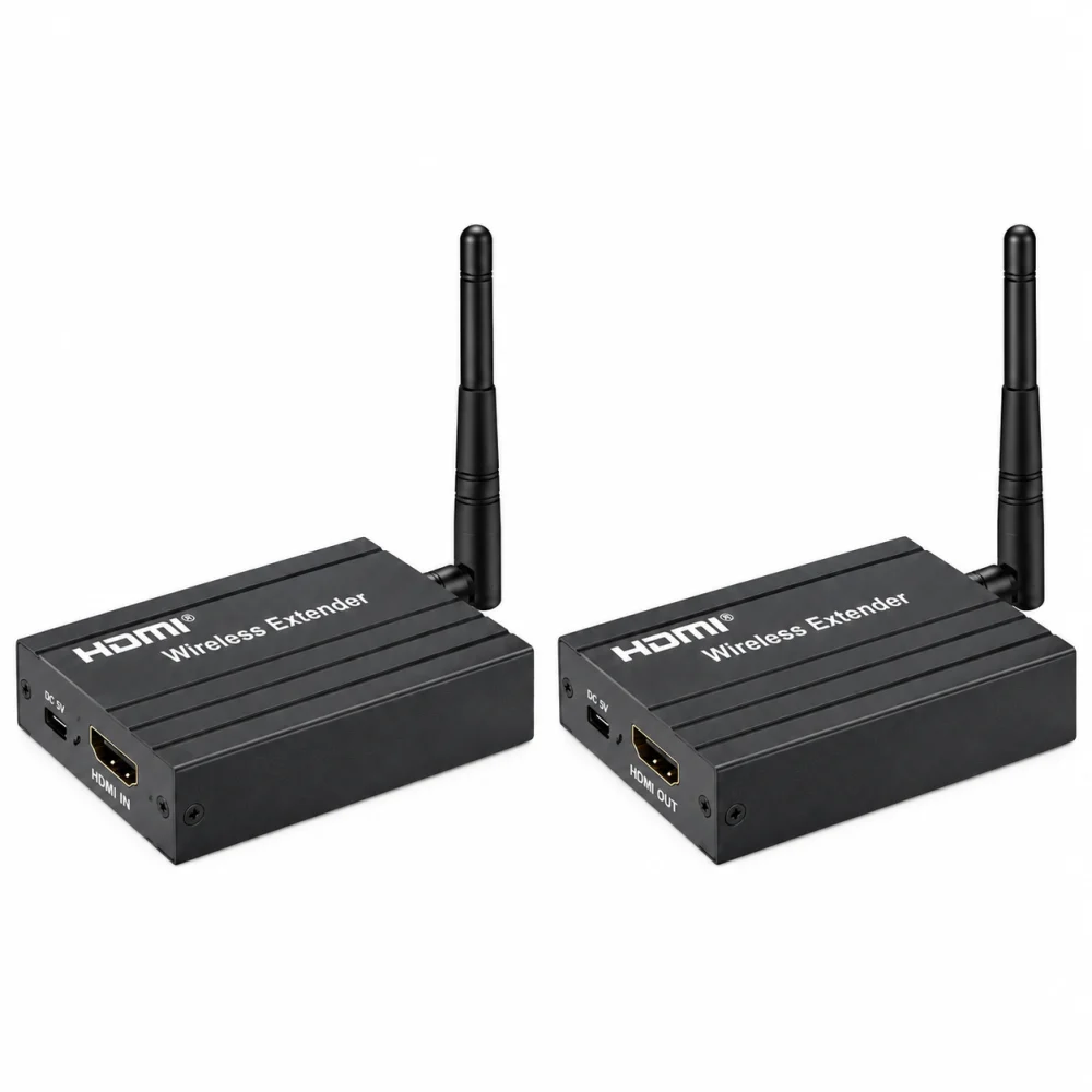 HDMI không dây xuyên tường 1080P 200 mét HDTEC HDWE05
