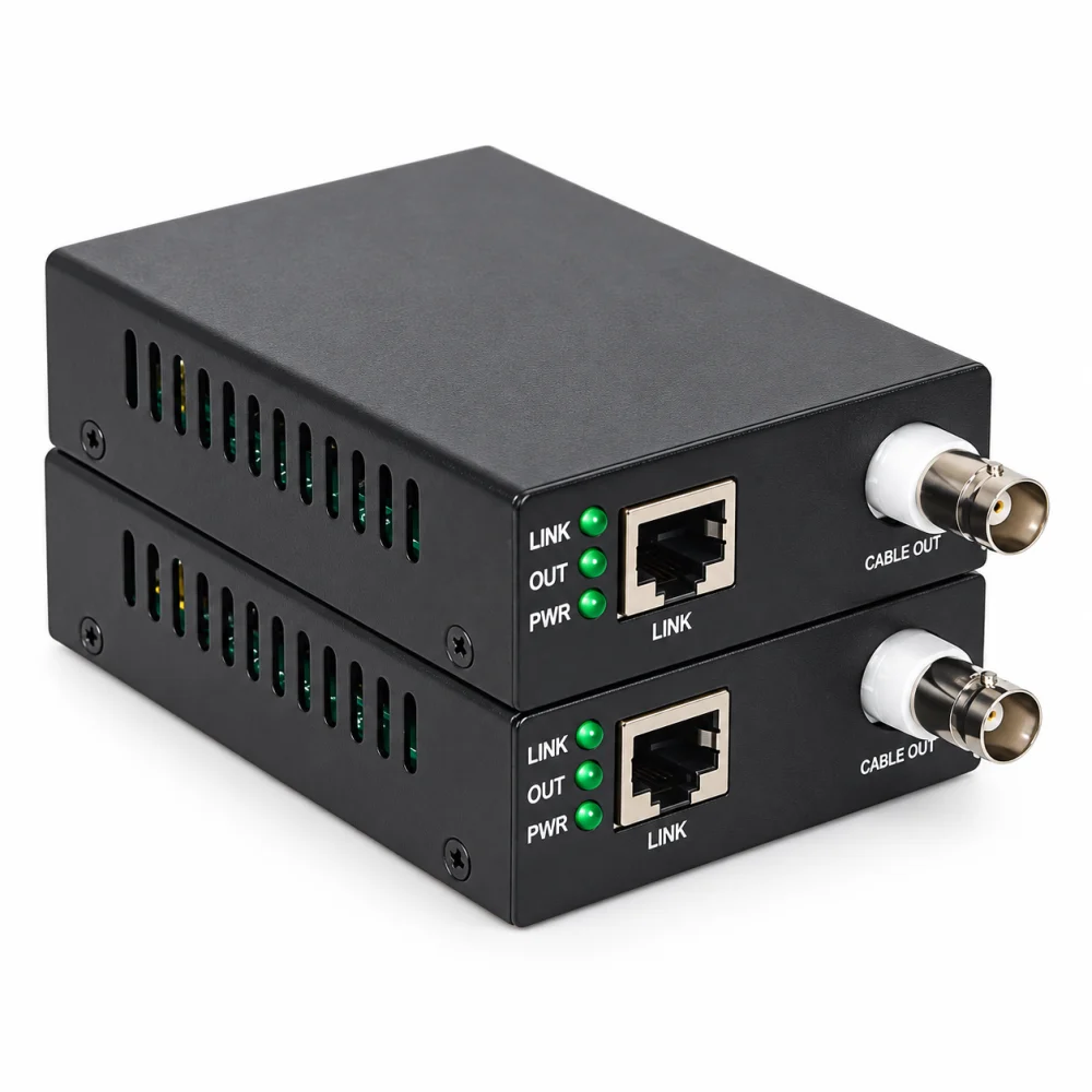 HDTEC BNC to IP Converter (có PoE)