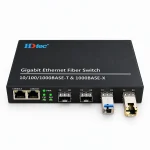 HDTEC Ethernet Converter 4SFP2RJ45 1G