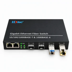 HDTEC Ethernet Converter 4SFP2RJ45 1G