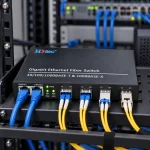 HDTEC Ethernet Converter 4SFP2RJ45 1G (ảnh ứng dụng sản phẩm)