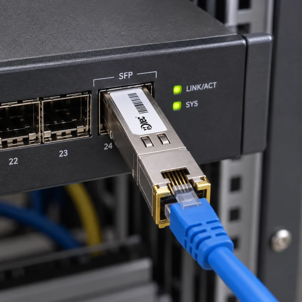 HDTEC SFP Module RJ45 1G (ảnh thực tế sản phẩm)
