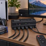 HDTEC Switch HDMI 4x1 (ảnh thực tế sản phẩm)
