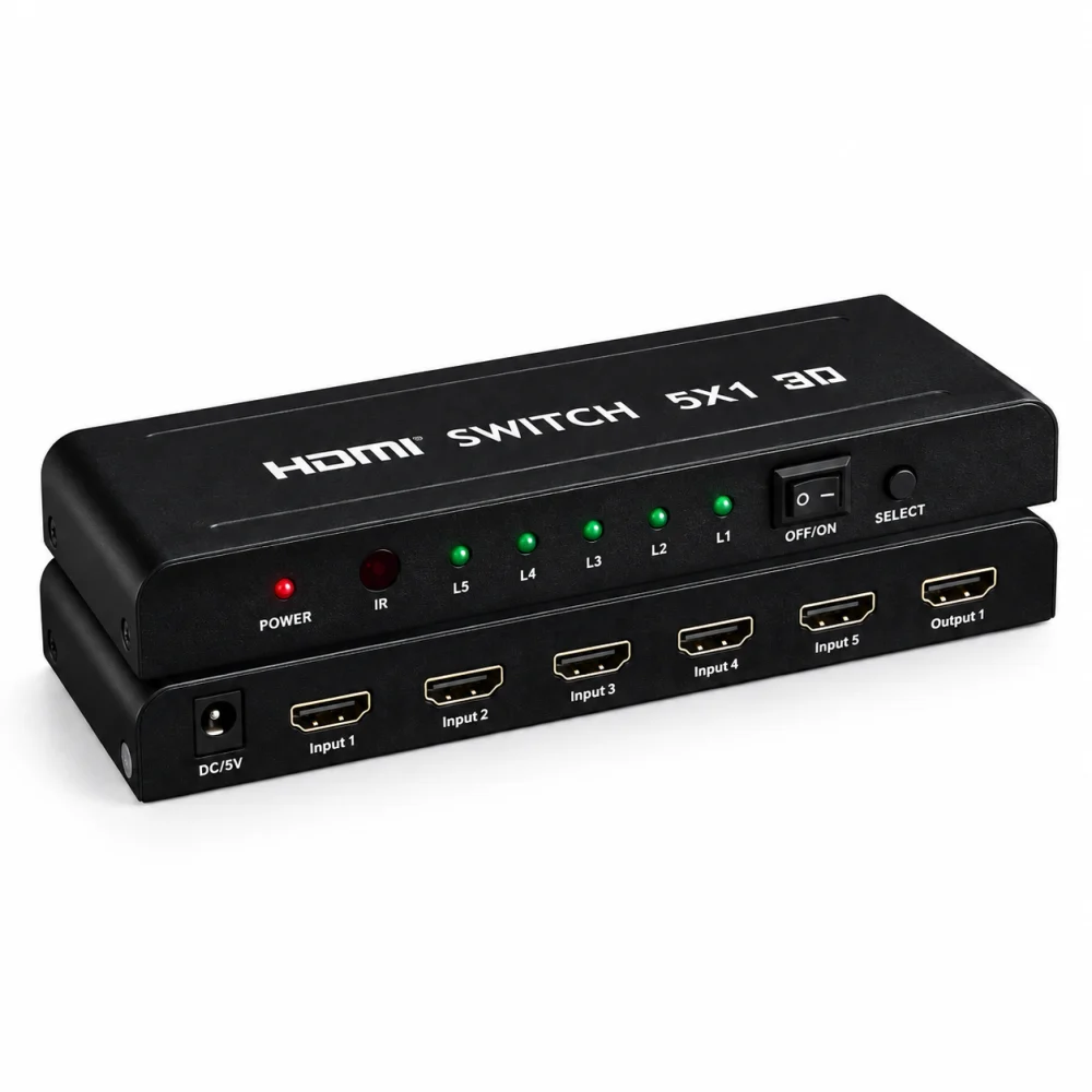 HDTEC Switch HDMI 5x1