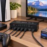 HDTEC Switch HDMI 5x1 (ảnh thực tế)