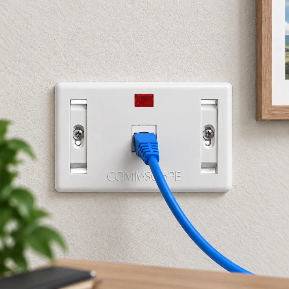Mặt Ổ Cắm Mạng Commscope Phiên Bản Tiêu Chuẩn 1 Cổng (ảnh thực tế) (1)