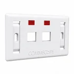 Mặt Ổ Cắm Mạng Commscope Phiên Bản Tiêu Chuẩn 2 Cổng (760255232)