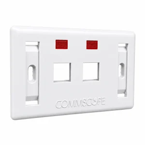 Mặt Ổ Cắm Mạng Commscope Phiên Bản Tiêu Chuẩn 2 Cổng (760255232)