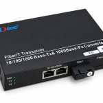 Switch Quang Công Nghiệp 1 Cổng SC, 2 Cổng RJ45