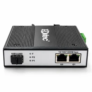 Switch Quang Công Nghiệp 1 Cổng SFP, 2 Cổng RJ45