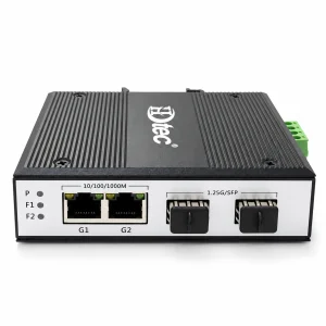 Switch Quang Công Nghiệp 2 Cổng SC, 2 Cổng RJ45