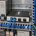 Switch Quang Công Nghiệp 2 Cổng SC, 2 Cổng RJ45 (ảnh thực tế)