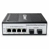 Switch Quang Công Nghiệp 2 Cổng SC, 4 Cổng RJ45