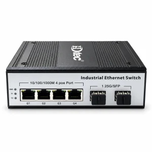 Switch Quang Công Nghiệp 2 Cổng SC, 4 Cổng RJ45