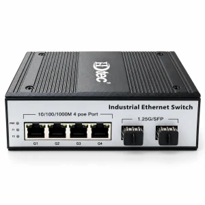 Switch Quang Công Nghiệp 2 Cổng SFP, 4 Cổng RJ45