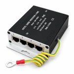 Switch chống sét và bảo vệ 4 cổng mạng RJ45 _ POE 1G HDTEC