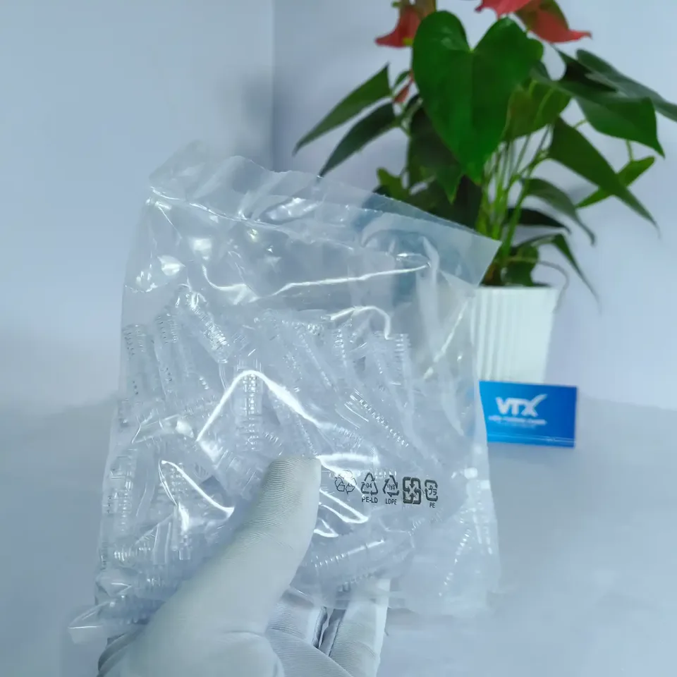 Đầu chụp RJ45 cho cáp mạng đường kính 5.7 đến 7mm màu trong suốt (2)