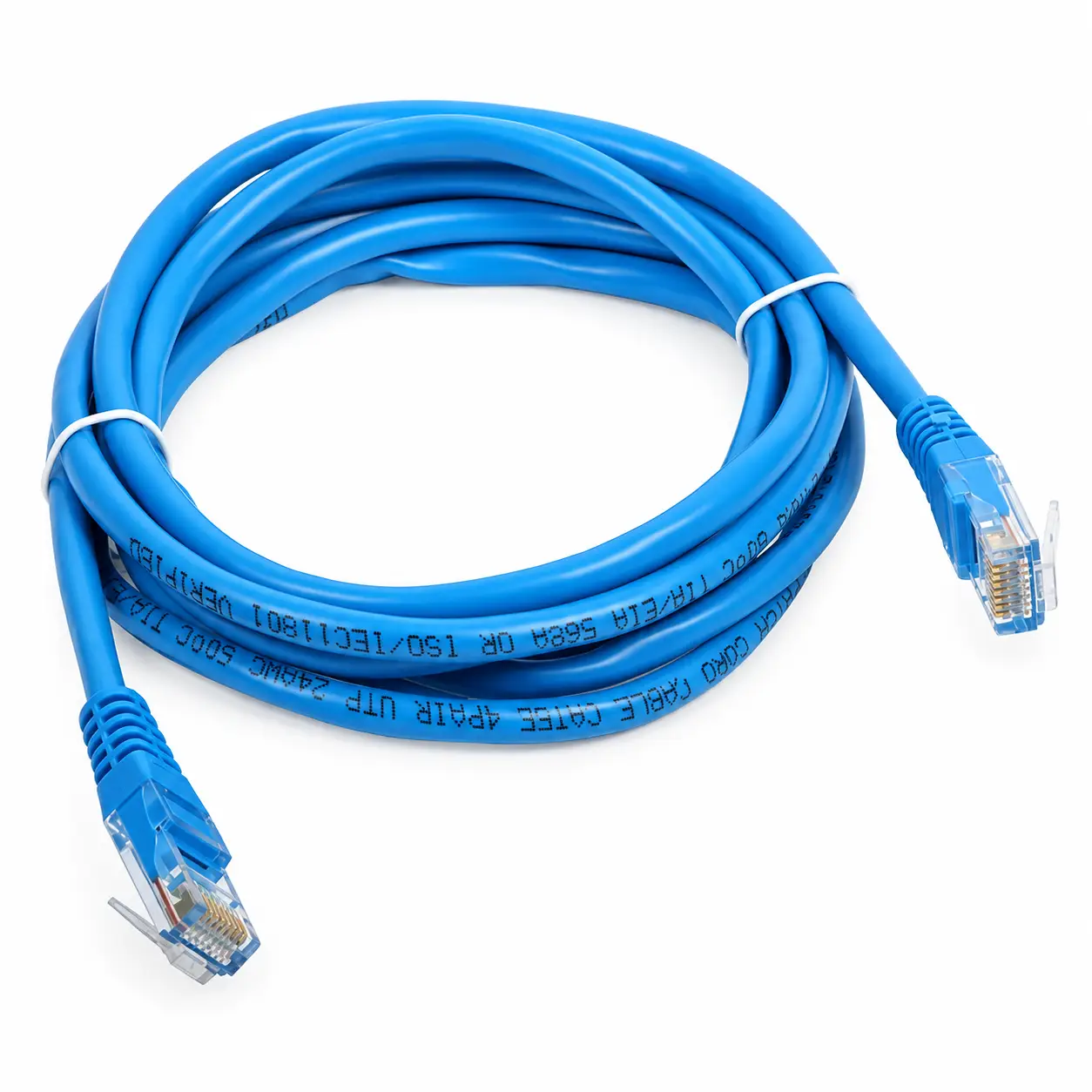 Dây Nhảy Mạng RJ45 Hosiwell Cat6 UTP 4 Pair 24 AWG - 1M _ PN_ 10105-1.0BL (1)