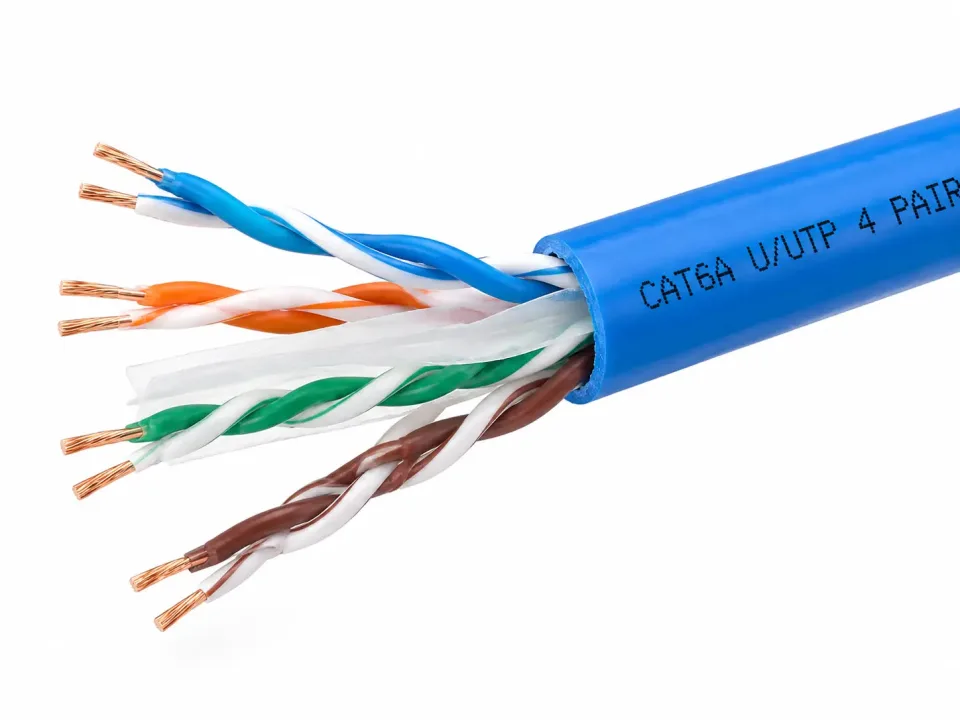 Dây Nhảy Mạng RJ45 Hosiwell Cat6 UTP 4 Pair 24 AWG - 1M | PN: 10105-1.0BL (5)