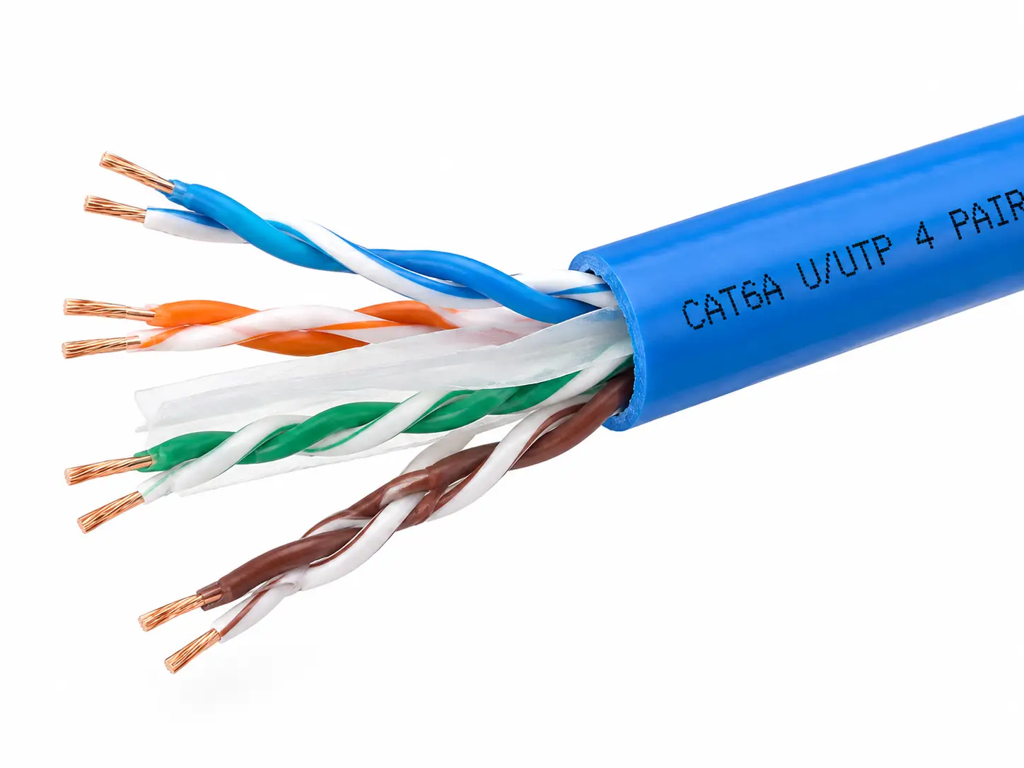Dây Nhảy Mạng RJ45 Hosiwell Cat6 UTP 4 Pair 24 AWG - 1M | PN: 10105-1.0BL (5)