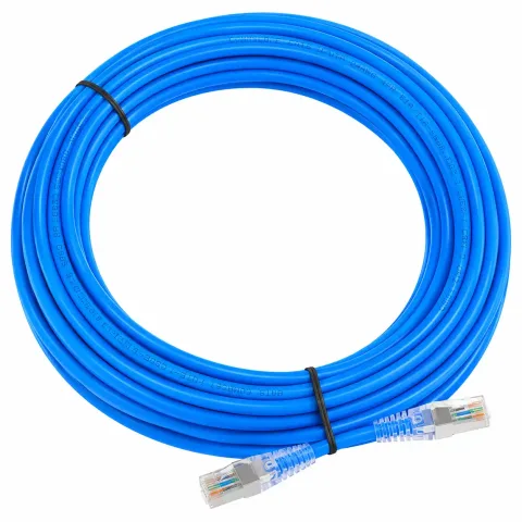 Dây nhảy cáp mạng Cat6A UTP 10m màu xanh NPC6ASZDB-BL010M