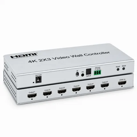 Ghép Màn Hình HDTEC 2×3 Video wall controller