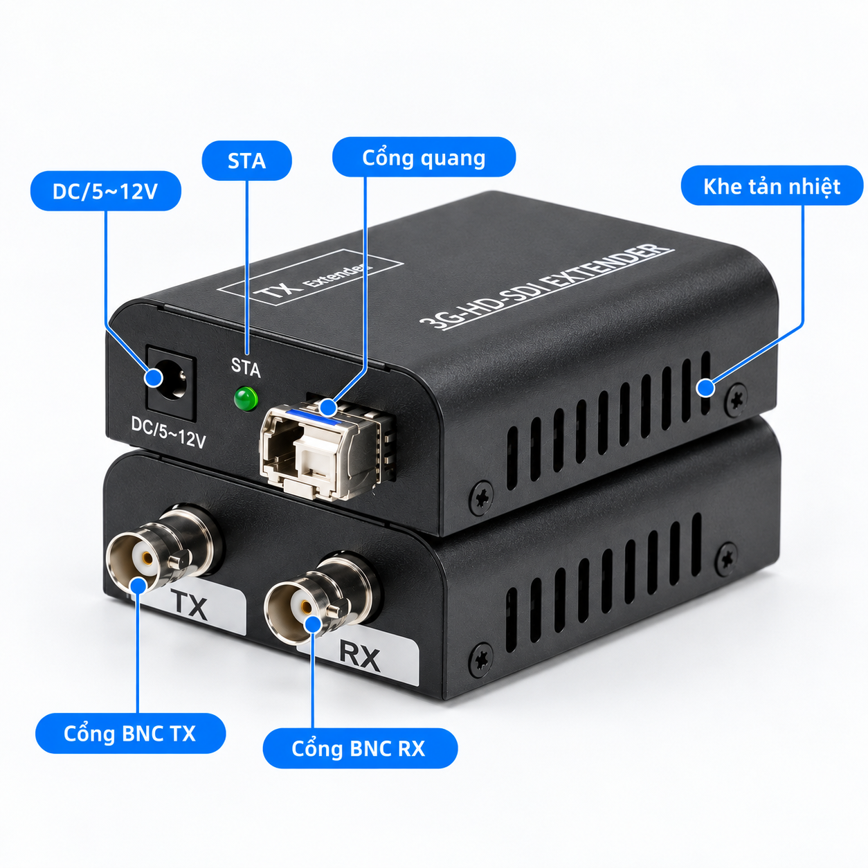 HDTEC 3G SDI Bidirectional Converter (ảnh chi tiết về sản phẩm)