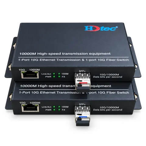HDTEC Ethernet Converter 1 Port 10G
