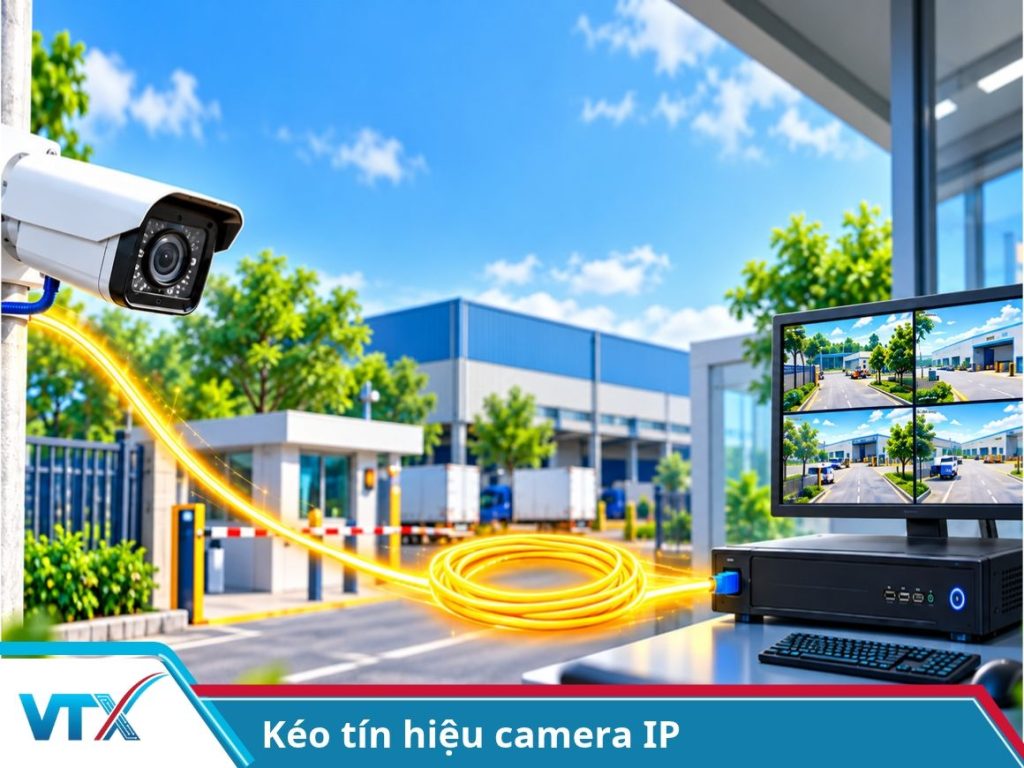 Kéo tín hiệu camera IP