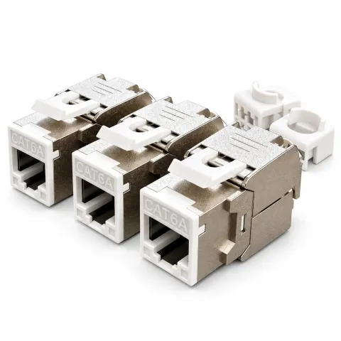Ổ cắm RJ45 đa năng CAT6A FTP Shielded có chống nhiễu Ancomteck | PN: ACT-S6A-001