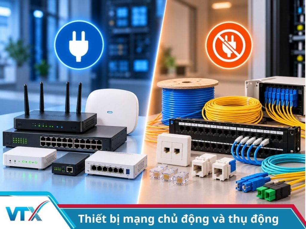 Thiết bị mạng chủ động và thụ động