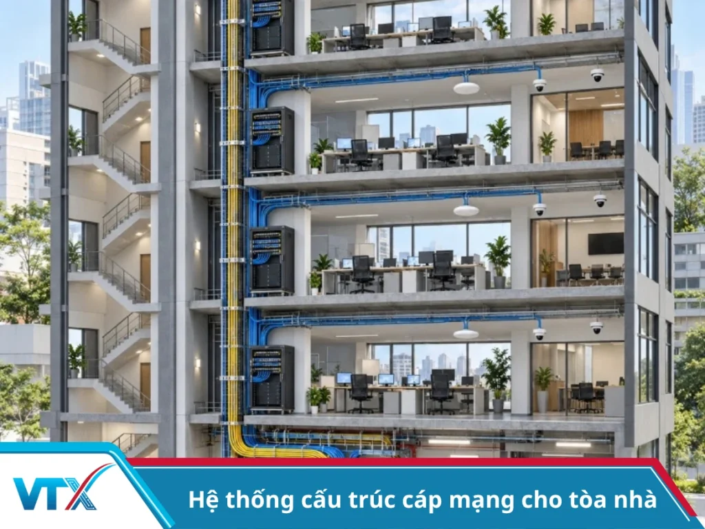 hệ thống cấu trúc cáp mạng cho tòa nhà