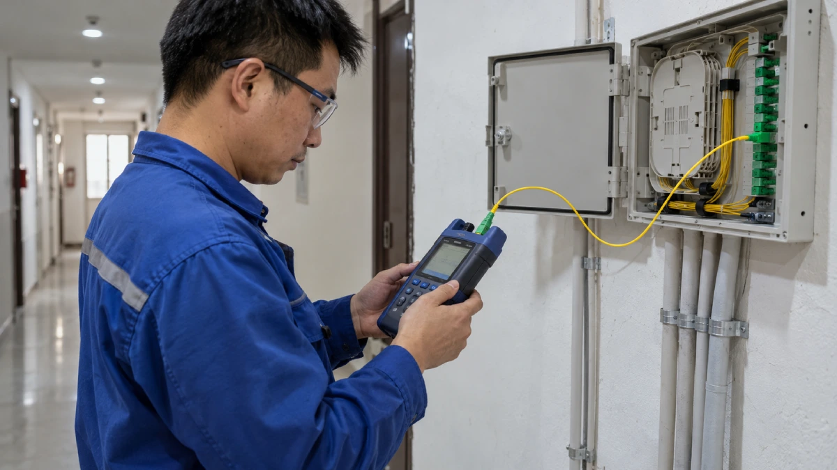 kiểm tra đo suy hao quang tại các hộp phối quang