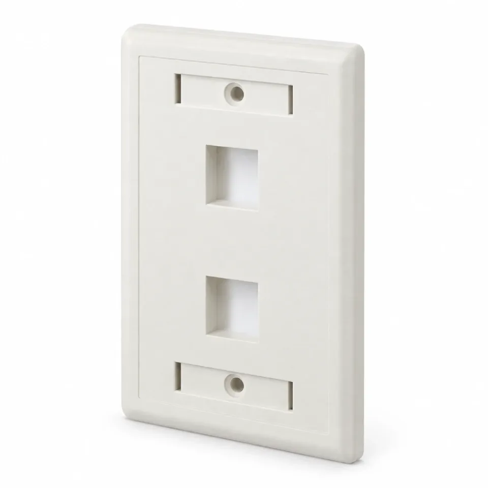 Mặt mạng 2 cổng (Port) LS PN: LS-FP-US-2PORT